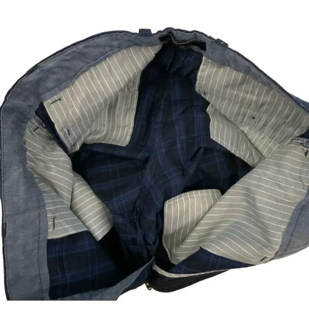 Banana Republic Aiden Club Shorts Men's Size 33 Blue Black Plaid Excellent very